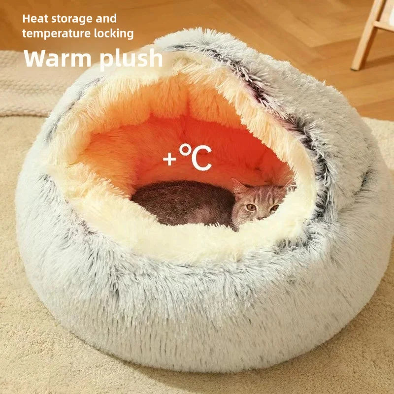 Autumn & Winter Soft Plush Pet Bed